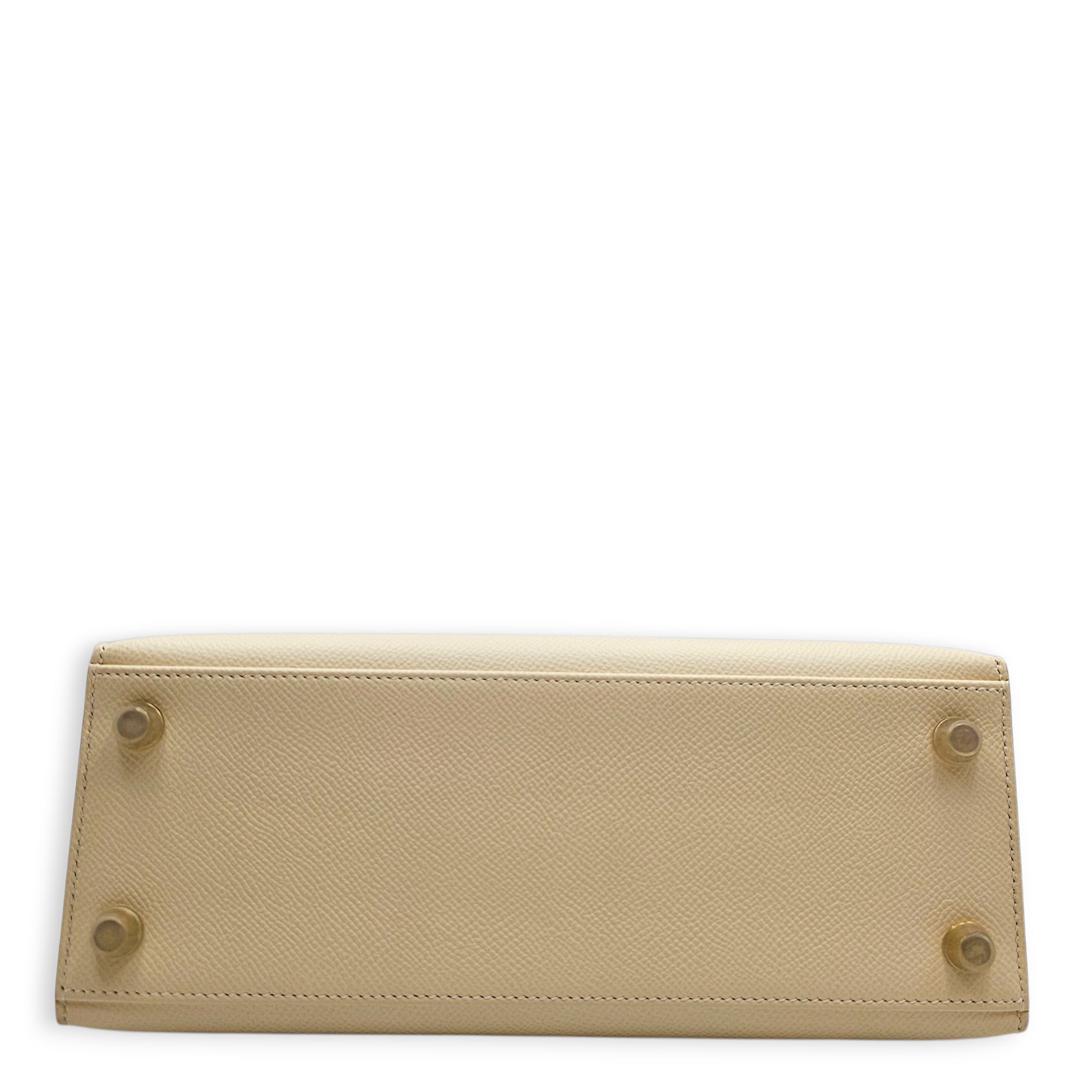 Sellier Kelly 25 Nata in Epsom Gold hardware