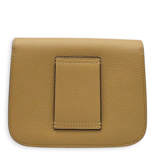 Constance Slim Poussiere Wallet in Evercolor Permabrass hardware