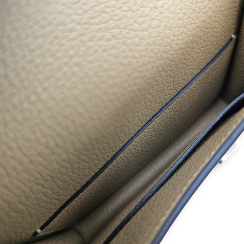 Constance Slim Poussiere Wallet in Evercolor Permabrass hardware