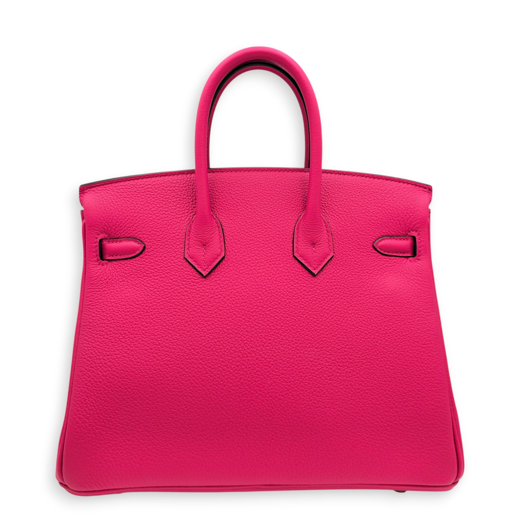 Birkin 25 Rose Mexico in Togo Palladium hardware CL2605-21429 2