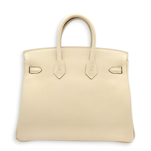 Birkin 25 Craie in Togo Gold hardware CL2605-21430 2
