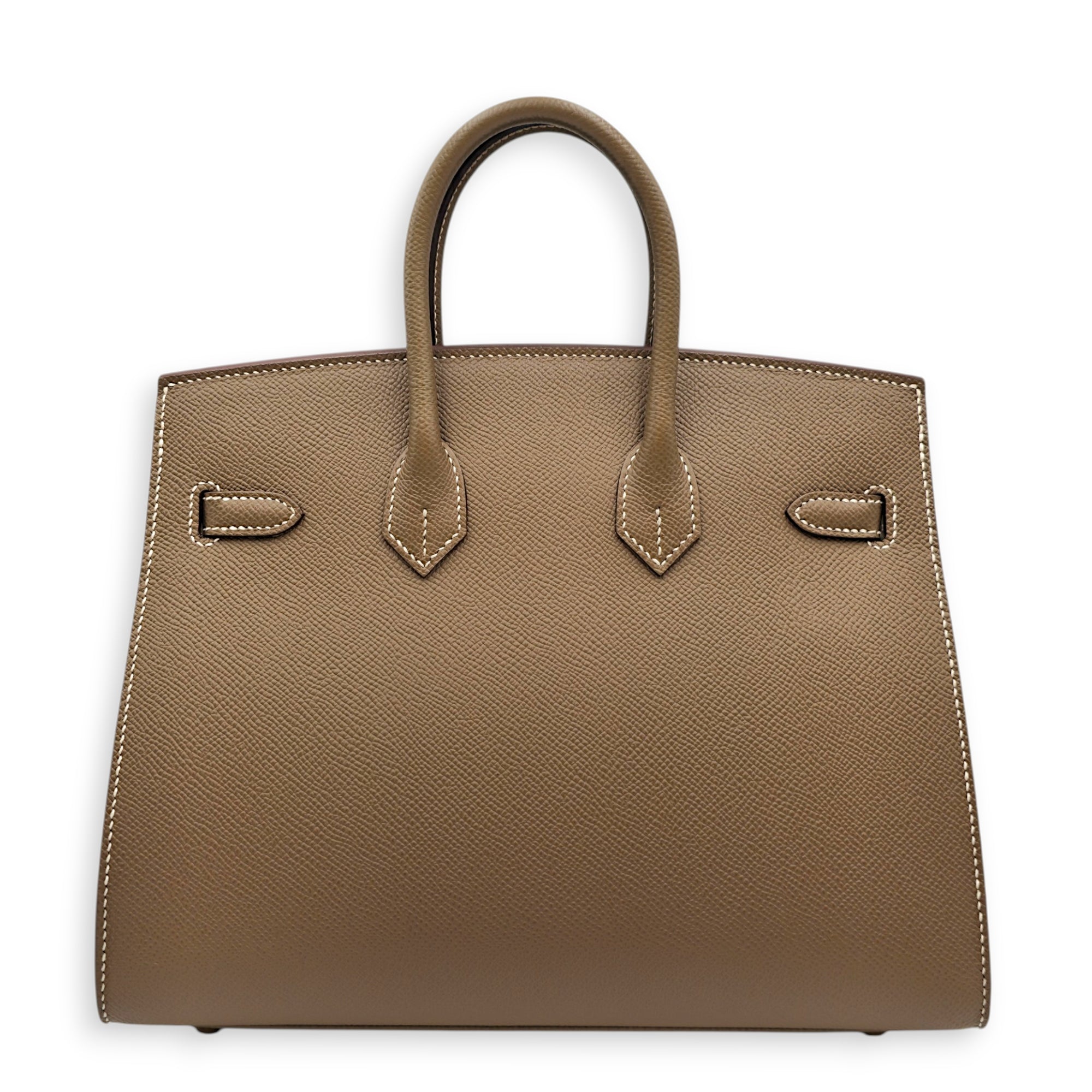 Sellier Birkin 25 Etoupe in Epsom Gold hardware CL2605-21431 2