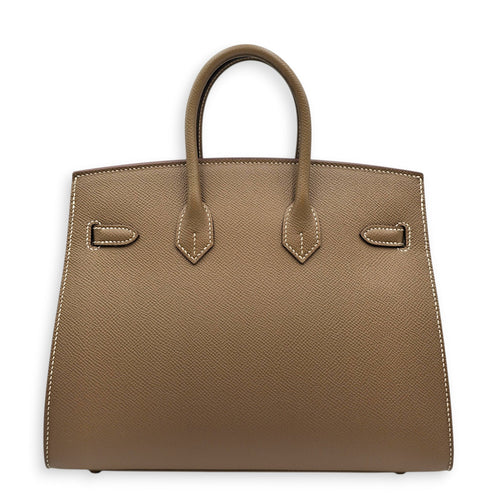 Sellier Birkin 25 Etoupe in Epsom Gold hardware CL2605-21431 2