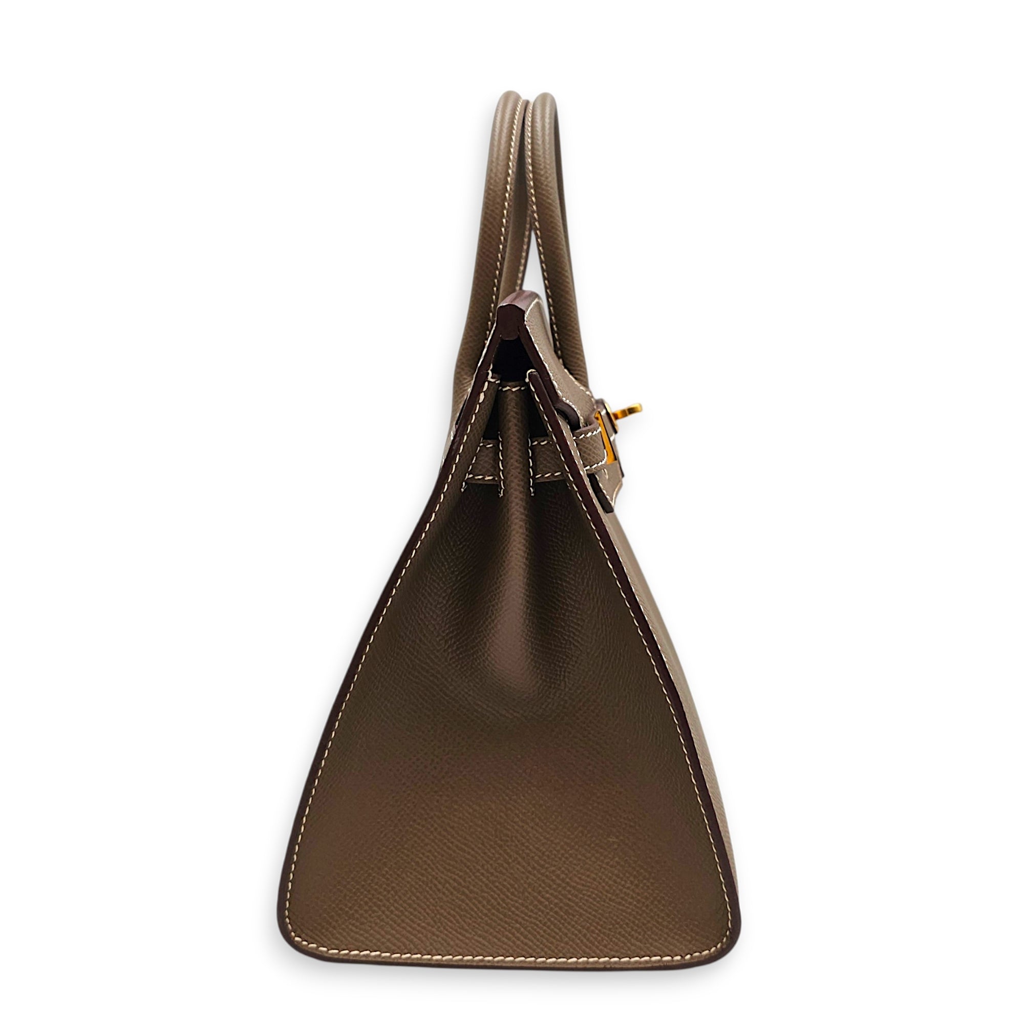 Sellier Birkin 25 Etoupe in Epsom Gold hardware