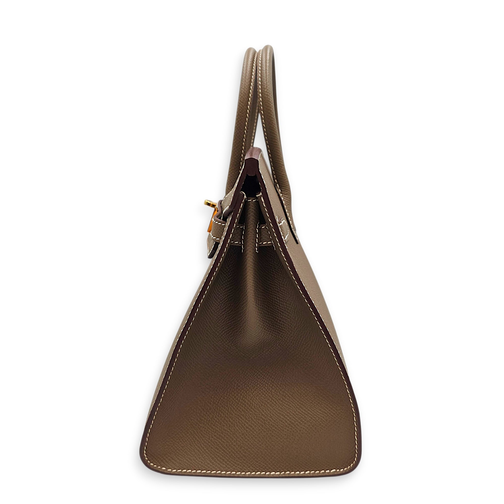 Sellier Birkin 25 Etoupe in Epsom Gold hardware