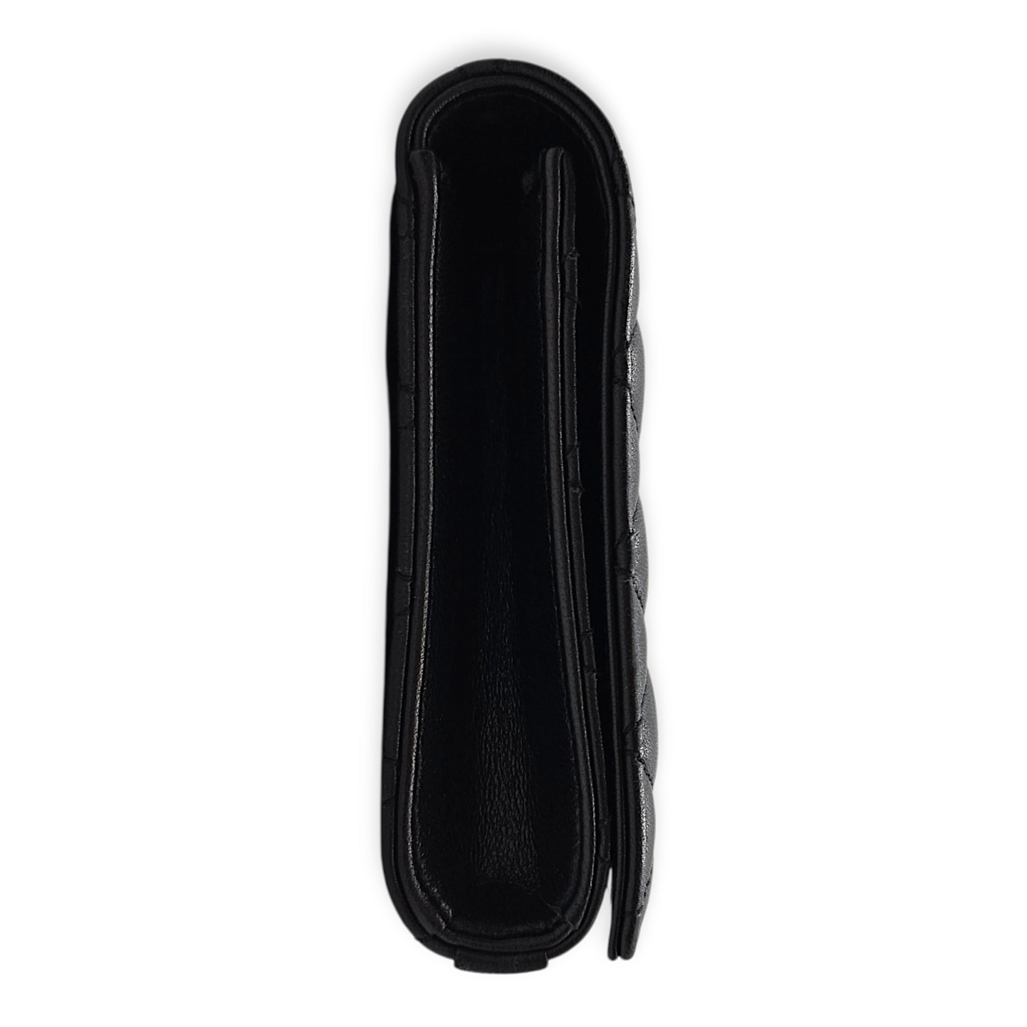 Kate Black Clutch in Lambskin Silver hardware CL2605-21436 3