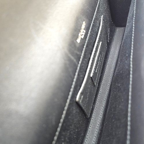 Kate Black Clutch in Lambskin Silver hardware CL2605-21436 6