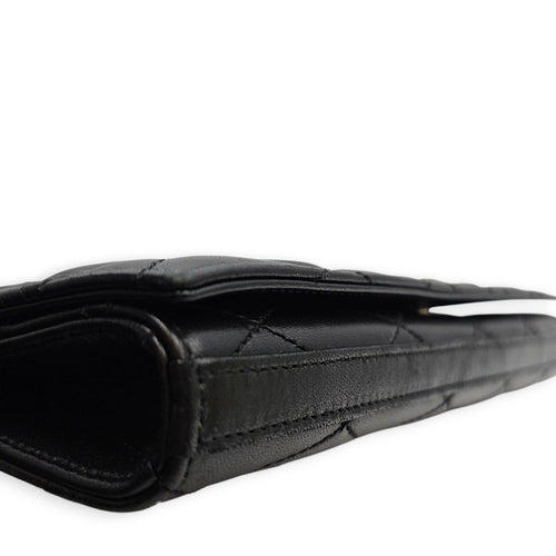 Kate Black Clutch in Lambskin Silver hardware CL2605-21436 8