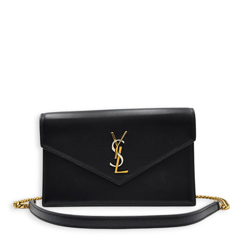 Envelope WOC 18cm Black Crossbody Bag in Calfskin 2 toned hardware hardware CL2605-21437 3