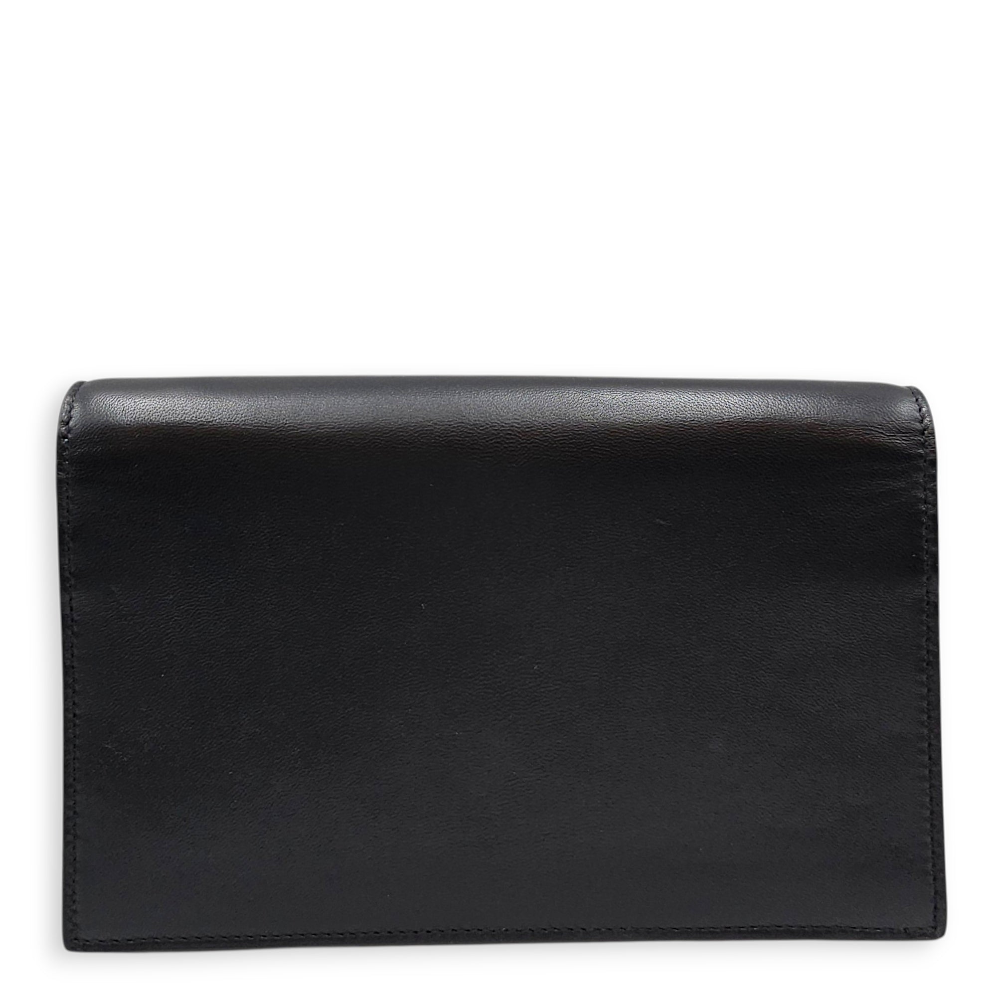 Envelope WOC 18cm Black Crossbody Bag in Calfskin 2 toned hardware hardware CL2605-21437 2