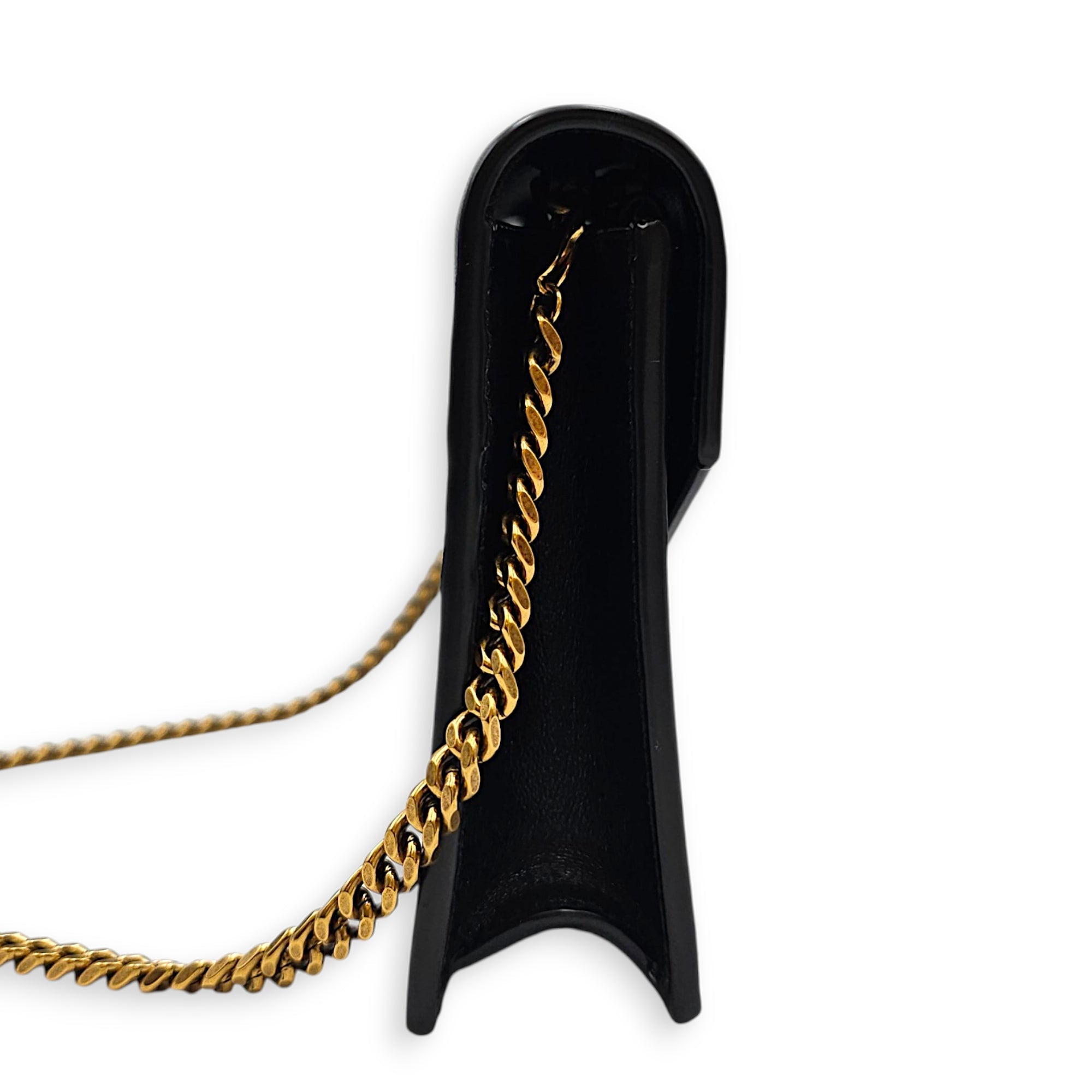 Envelope WOC 18cm Black Crossbody Bag in Calfskin 2 toned hardware hardware CL2605-21437 4