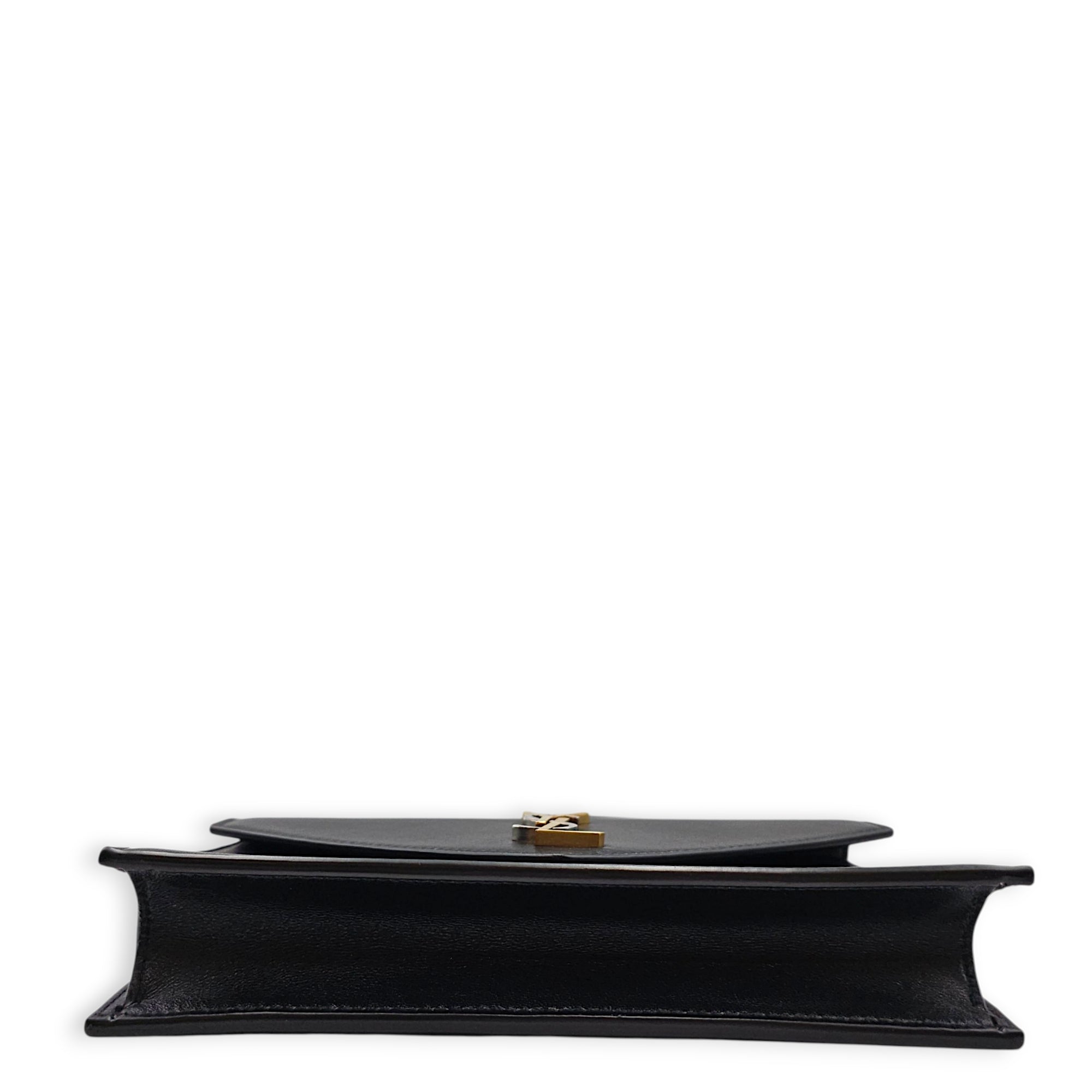 Envelope WOC 18cm Black Crossbody Bag in Calfskin 2 toned hardware hardware CL2605-21437 6