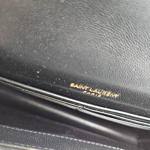 Envelope WOC 18cm Black Crossbody Bag in Calfskin 2 toned hardware hardware CL2605-21437 7