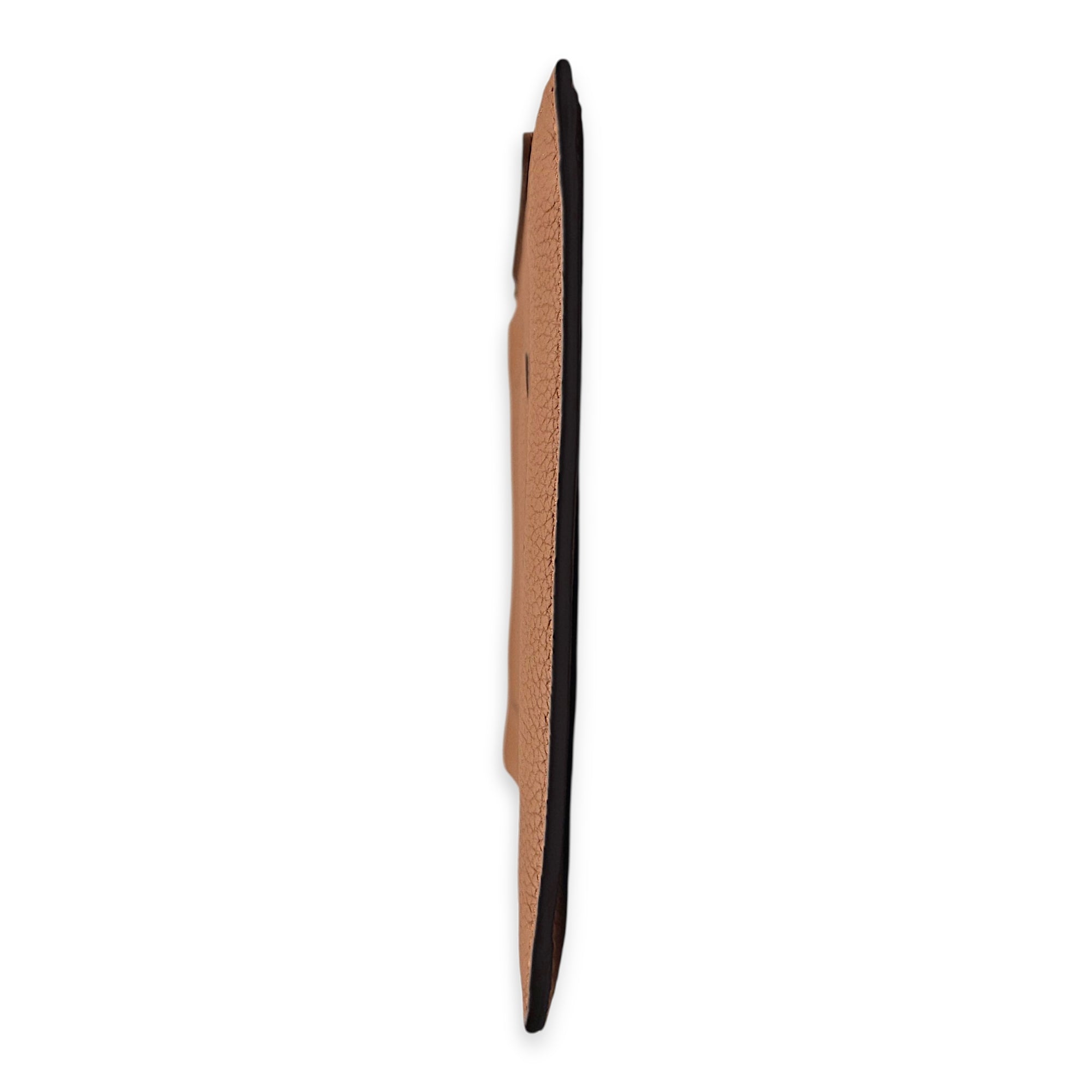 Pin D 24cm  Brown Clutch in Calfskin Gold hardware CL2605-21440 3