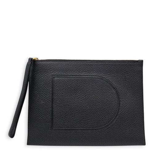 Pin D 24cm  Black Clutch Gold hardware CL2605-21441 1