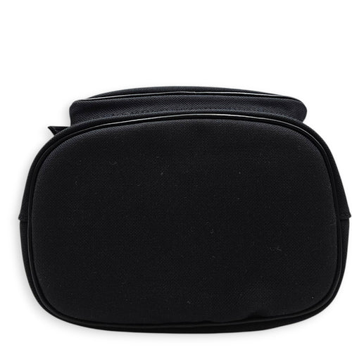 Logo Jacquard Black Bucket Bag in Canvas Gold hardware