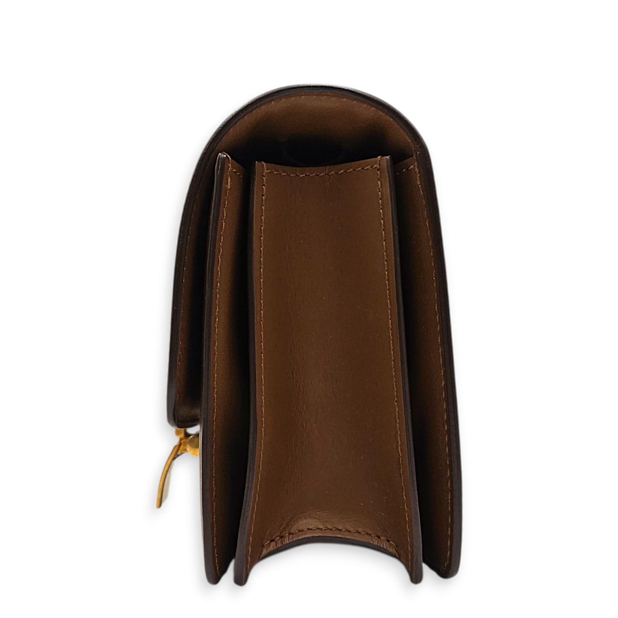 Classic Box Teen Flap 17 cm Brown Crossbody Bag in Calfskin Gold hardware CL2605-21448 5