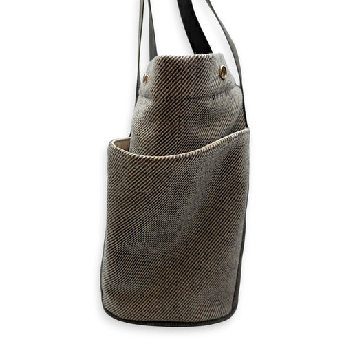 Animaux Nattes Nappy Bag Gris Galet in Wool