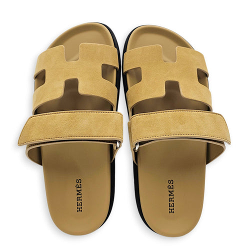 Chypre 36.5 Beige Sandals in Suede Leather CL2605-21456 1