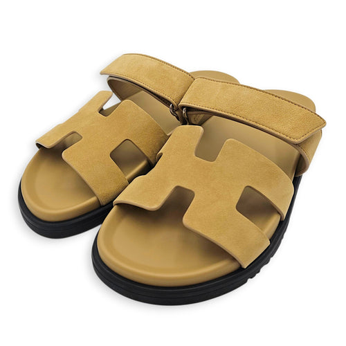 Chypre 36.5 Beige Sandals in Suede Leather CL2605-21456 3