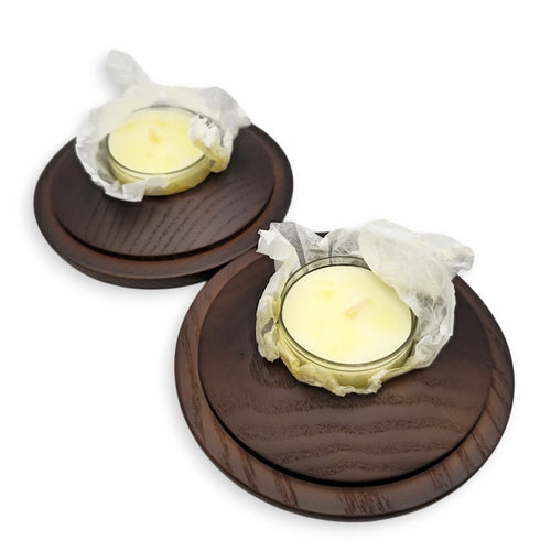 Folia Photophores Candle Light Brown Candle holder