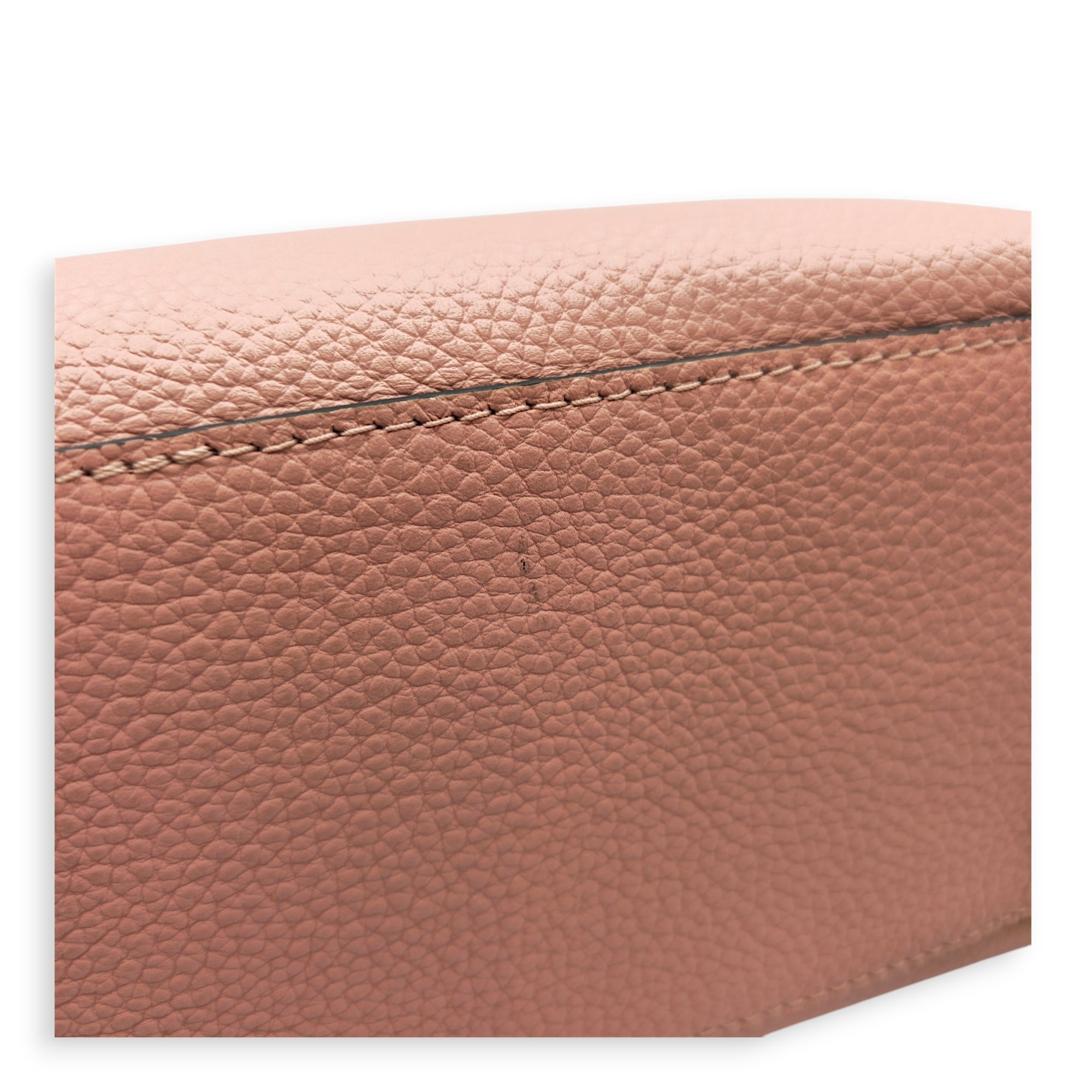Capucines Medium Pink Shoulder Bag in Taurillon Leather Silver hardware CL2605-21473 8