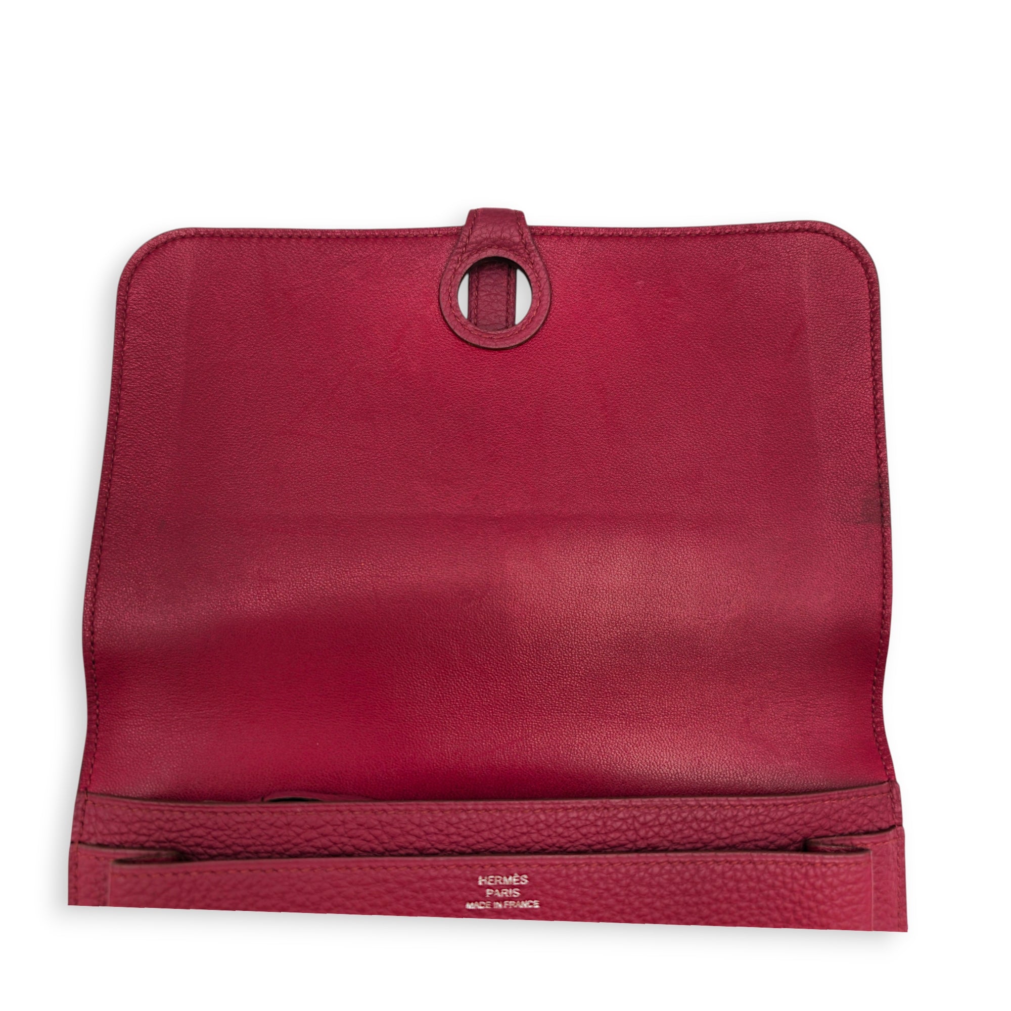Dogon Recto Verso Rubis Wallet in Togo Palladium hardware