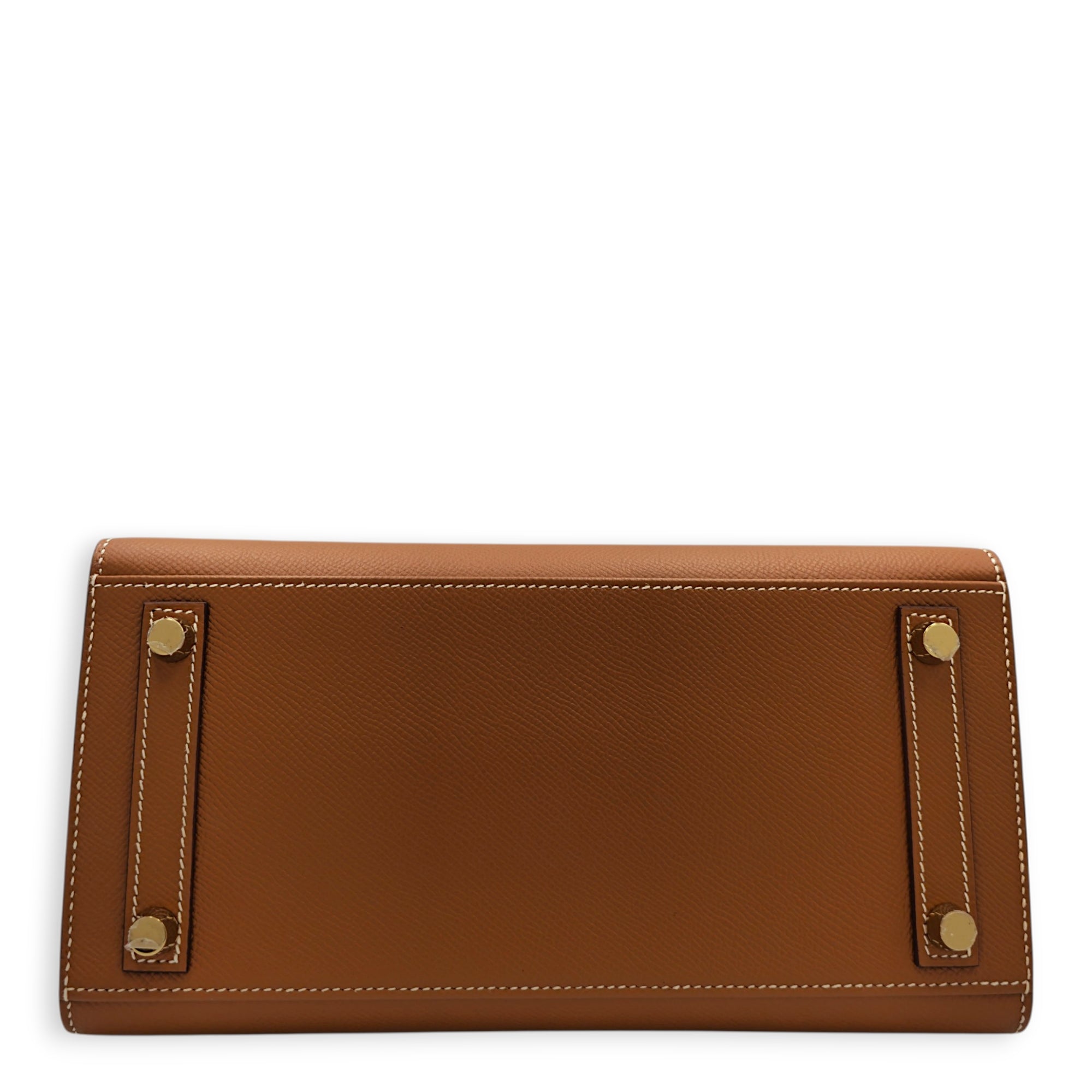 Sellier Birkin 25 Gold in Epsom Gold hardware CL2605-21487 5