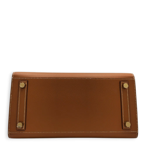 Sellier Birkin 25 Gold in Epsom Gold hardware CL2605-21487 5
