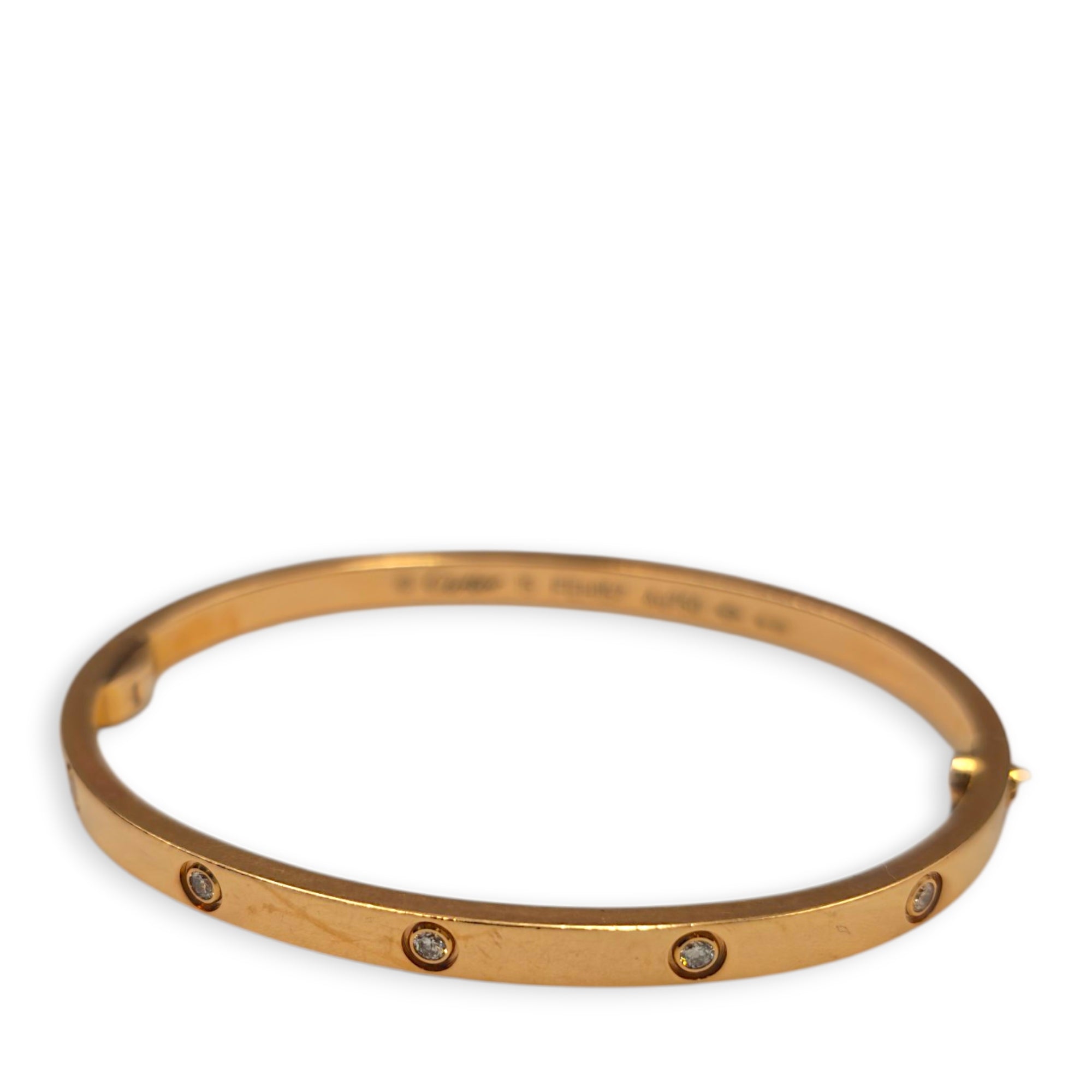Love Bracelet, small model, 10 diamonds 15 Bracelet CL2605-21492 2