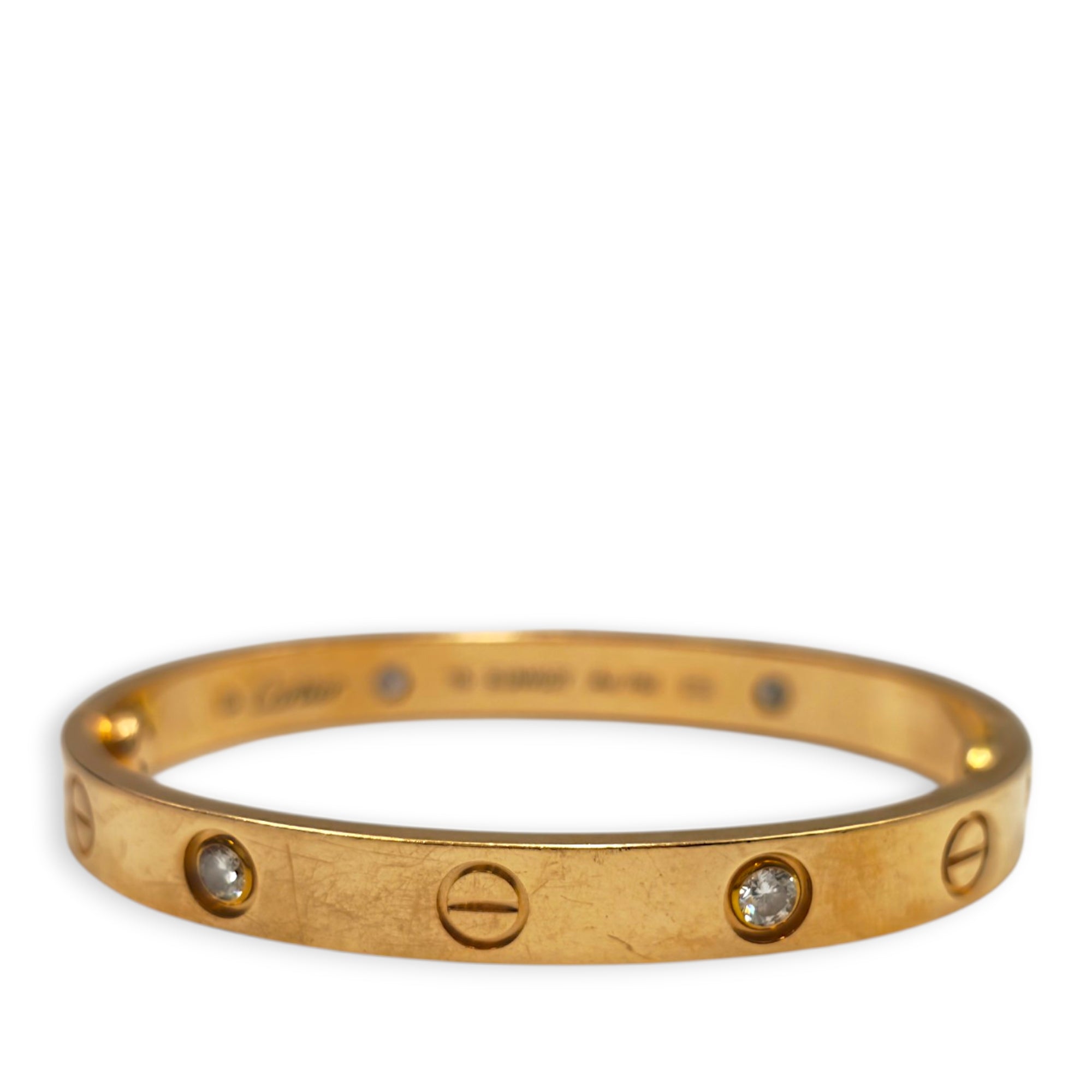 Love Bracelet, classic model, 4 diamonds 15 Bracelet CL2605-21494 2