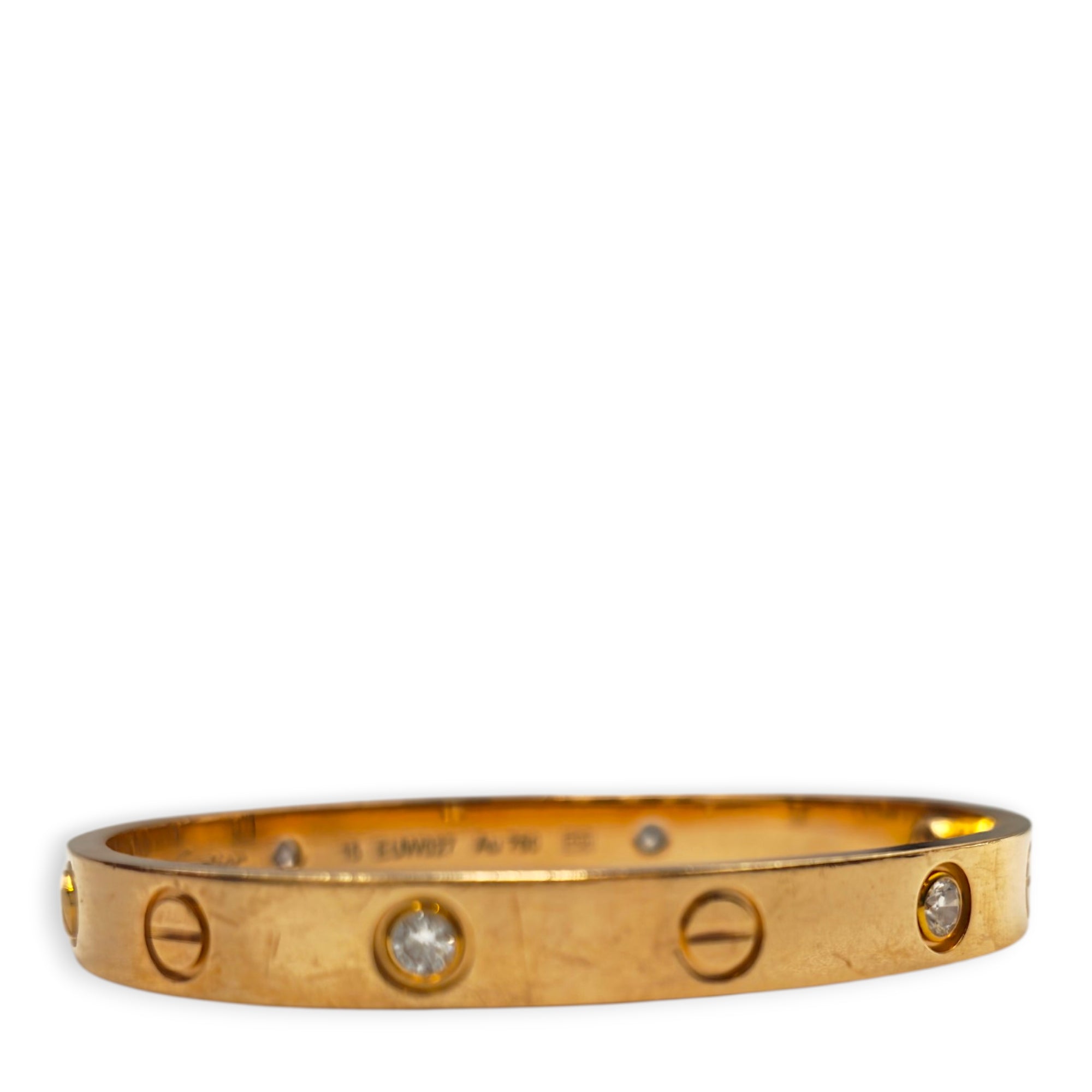 Love Bracelet, classic model, 4 diamonds 15 Bracelet CL2605-21494 3