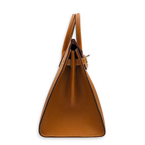 Sellier Birkin 25 Gold in Epsom Palladium hardware CL2605-21502 3