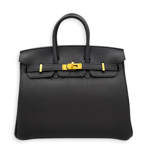 Birkin 25 Black in Togo Gold hardware CL2605-21504 1