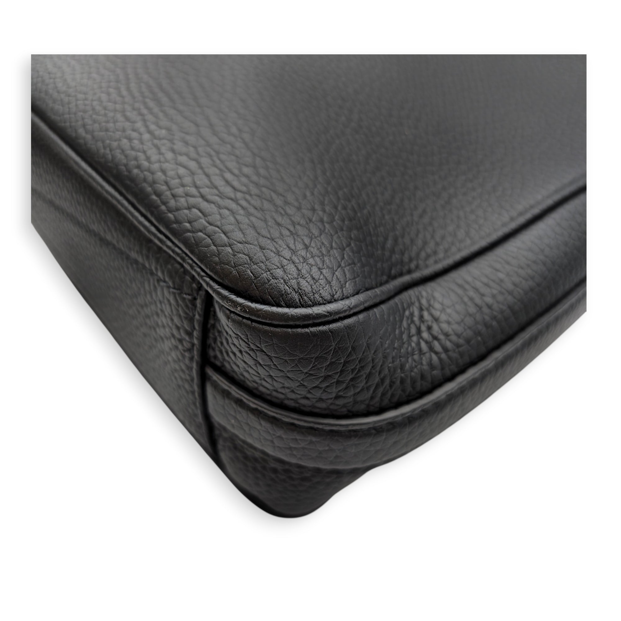 Armand 37cm Black Briefcase in Taurillon Leather Silver hardware CL2605-21506 10