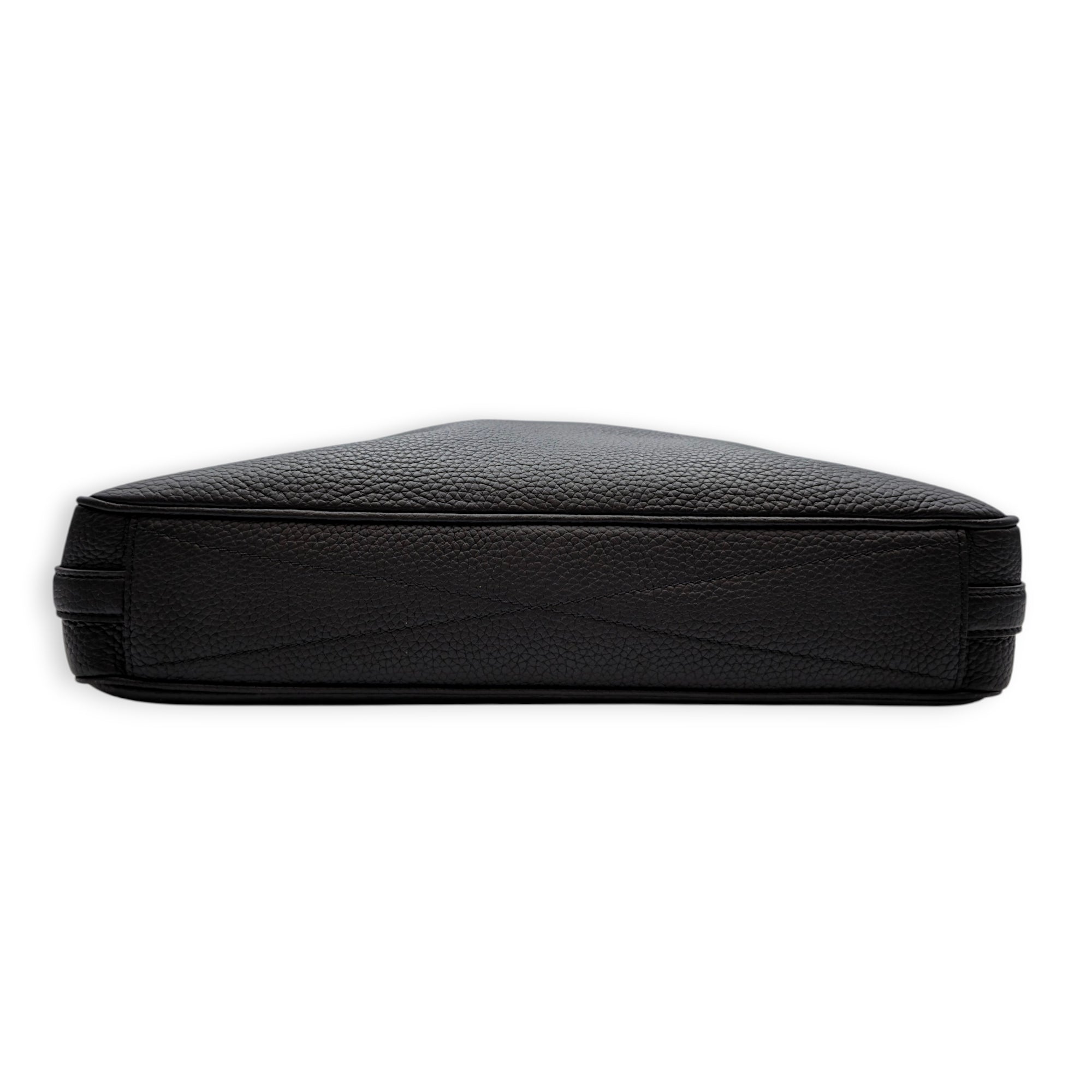 Armand 37cm Black Briefcase in Taurillon Leather Silver hardware CL2605-21506 5