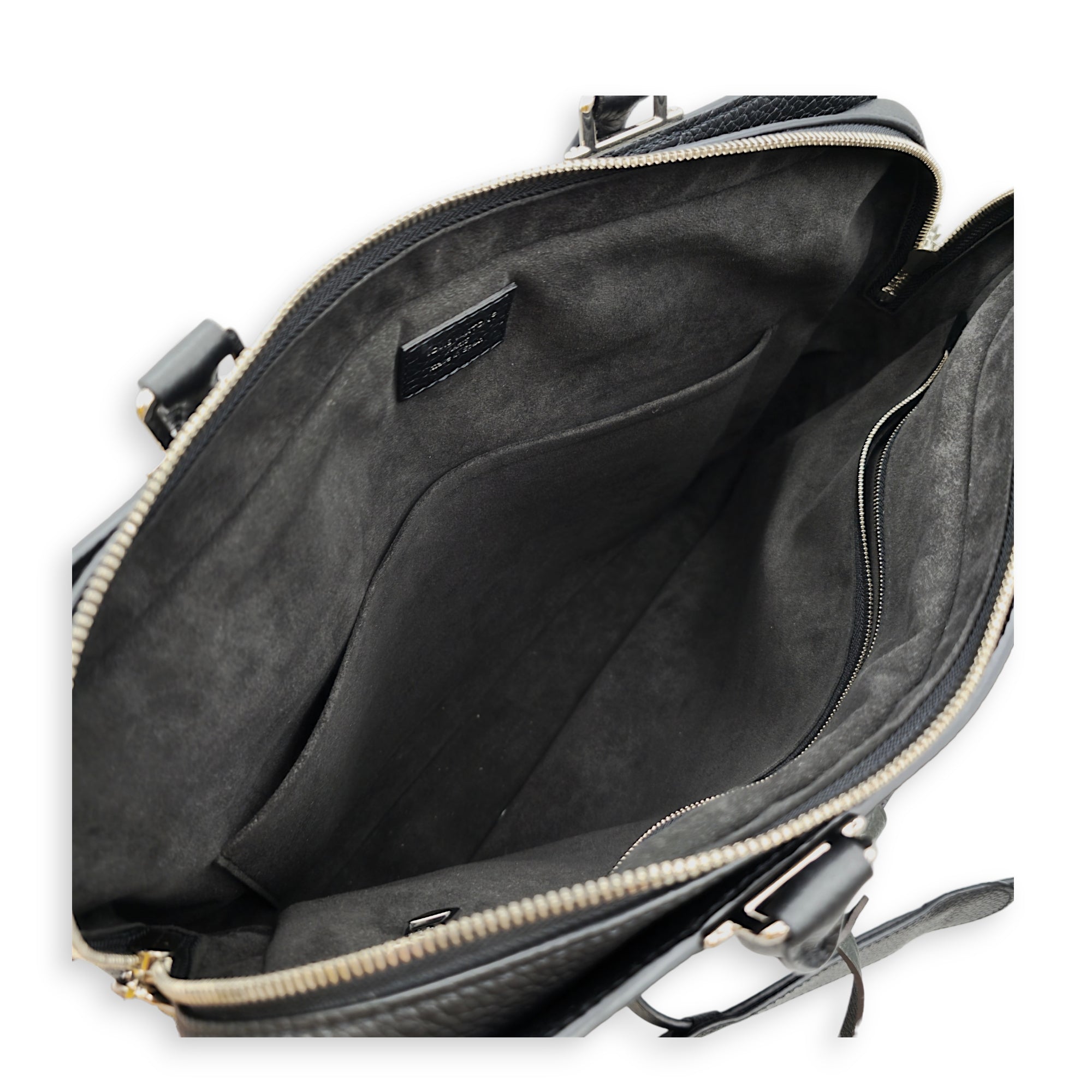 Armand 37cm Black Briefcase in Taurillon Leather Silver hardware CL2605-21506 6