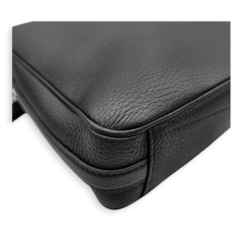 Armand 37cm Black Briefcase in Taurillon Leather Silver hardware CL2605-21506 8