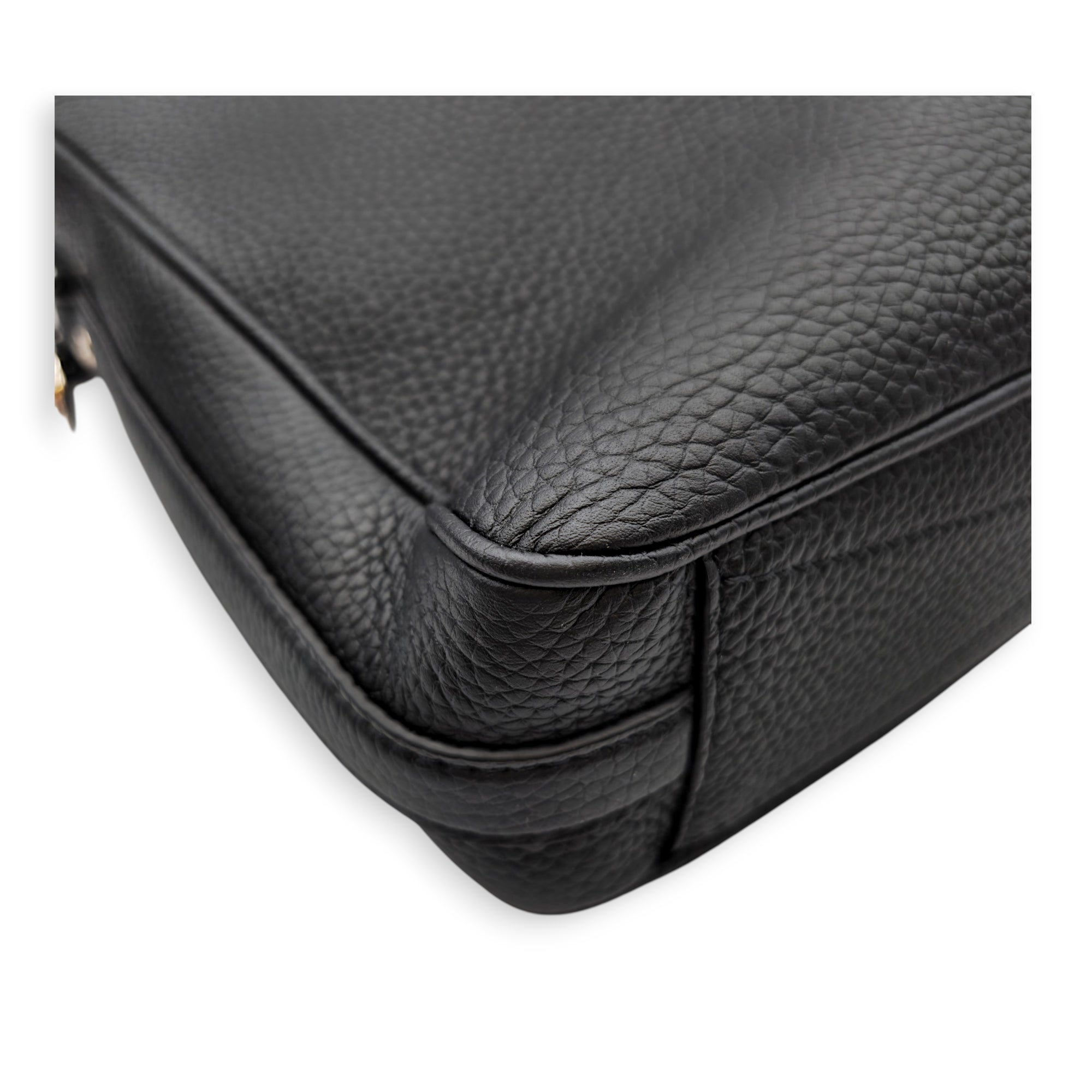 Armand 37cm Black Briefcase in Taurillon Leather Silver hardware CL2605-21506 9