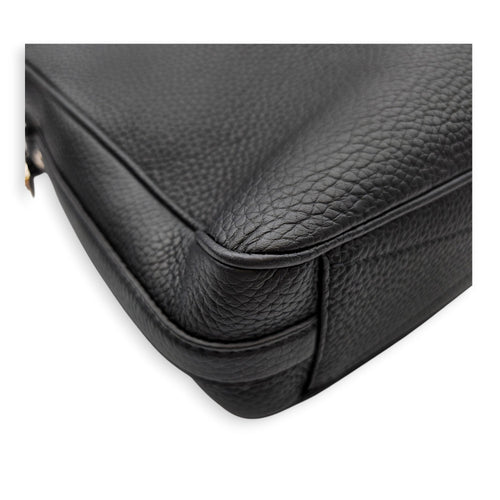 Armand 37cm Black Briefcase in Taurillon Leather Silver hardware CL2605-21506 9