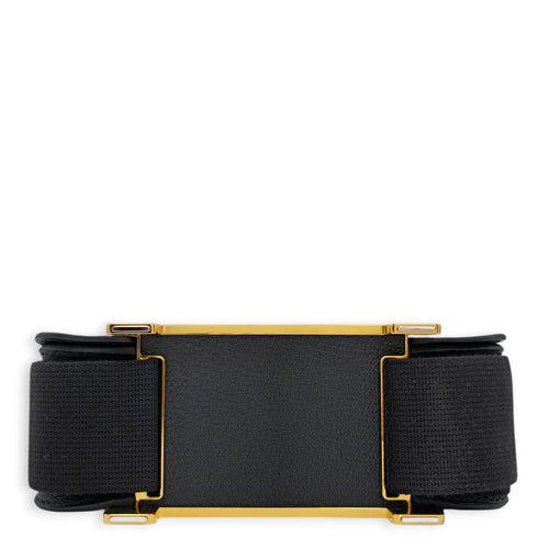 Geta Black in Chevre Mysore Gold hardware CL2605-21508 5