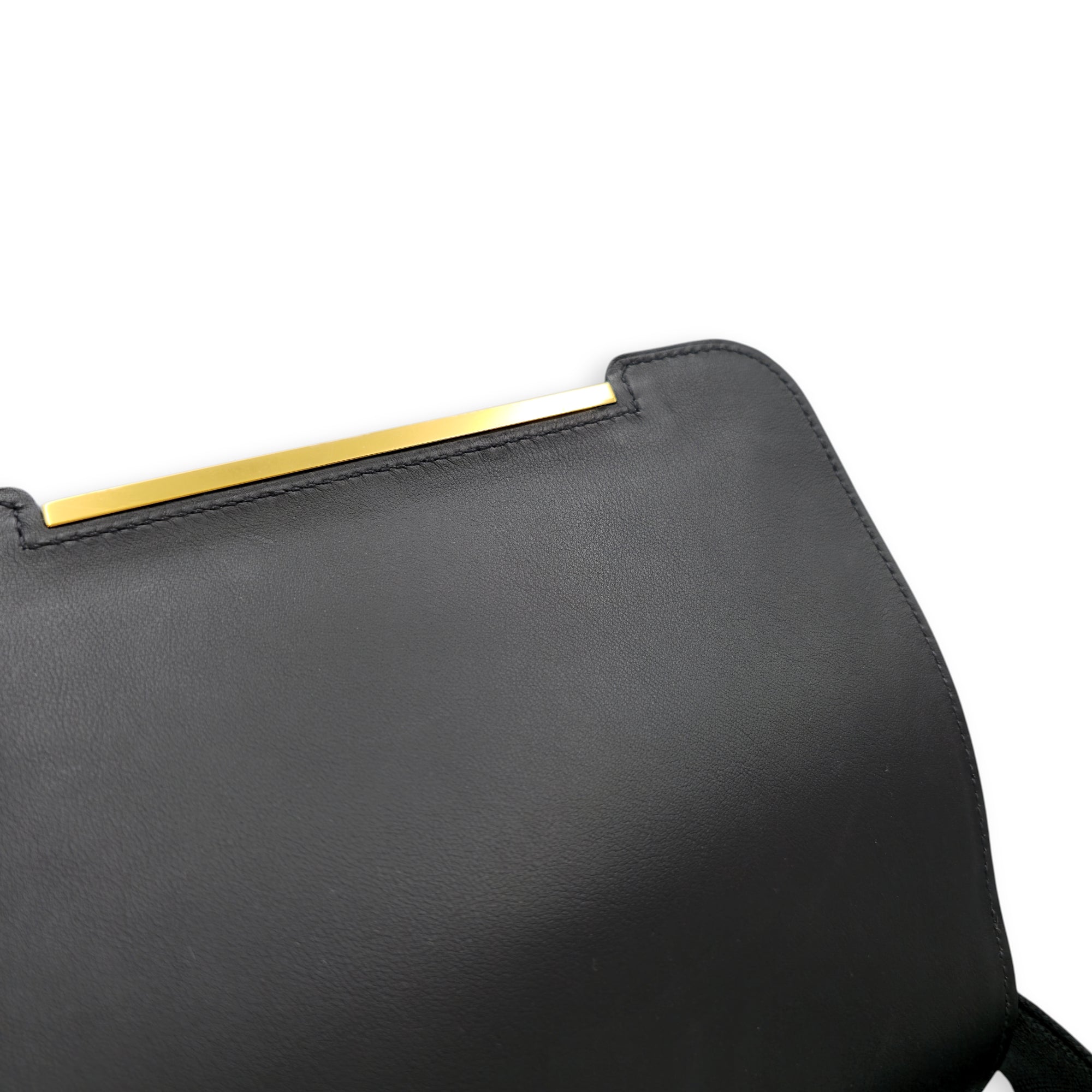 Geta Black in Chevre Mysore Gold hardware CL2605-21508 9