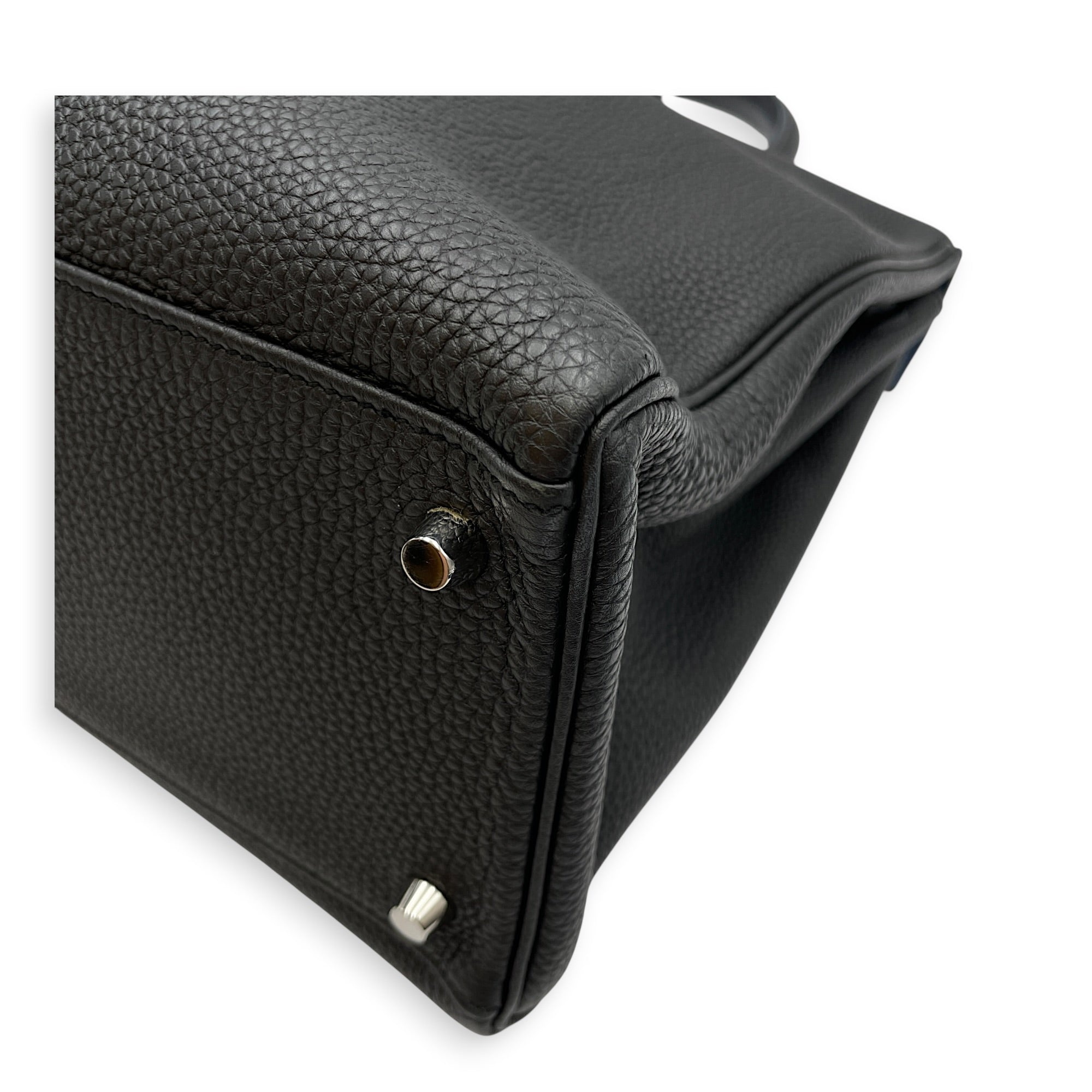 Verso Kelly 35 Black/Blue Agate in Togo Palladium hardware CL2605-21516 10