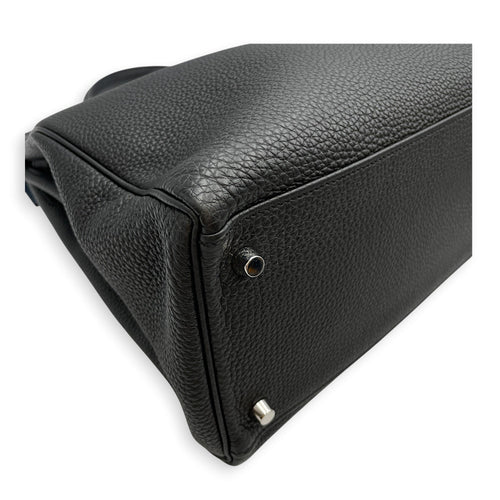 Verso Kelly 35 Black/Blue Agate in Togo Palladium hardware CL2605-21516 11