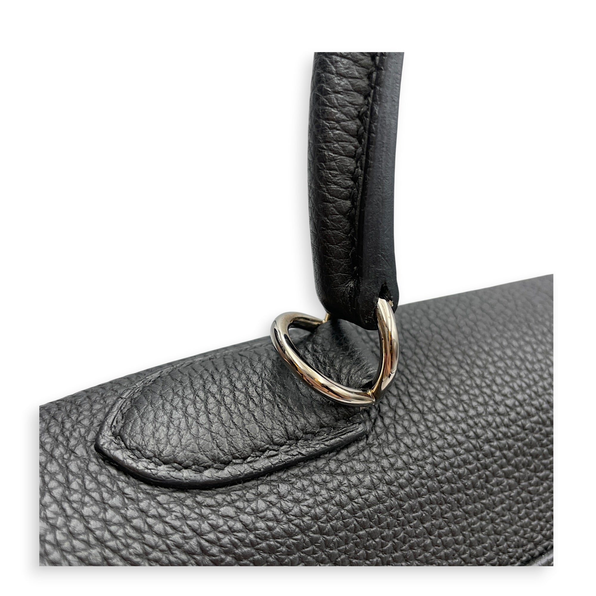 Verso Kelly 35 Black/Blue Agate in Togo Palladium hardware CL2605-21516 12
