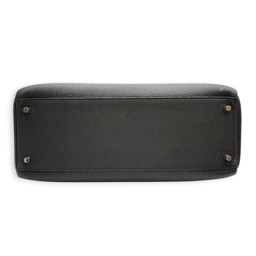 Verso Kelly 35 Black/Blue Agate in Togo Palladium hardware CL2605-21516 3