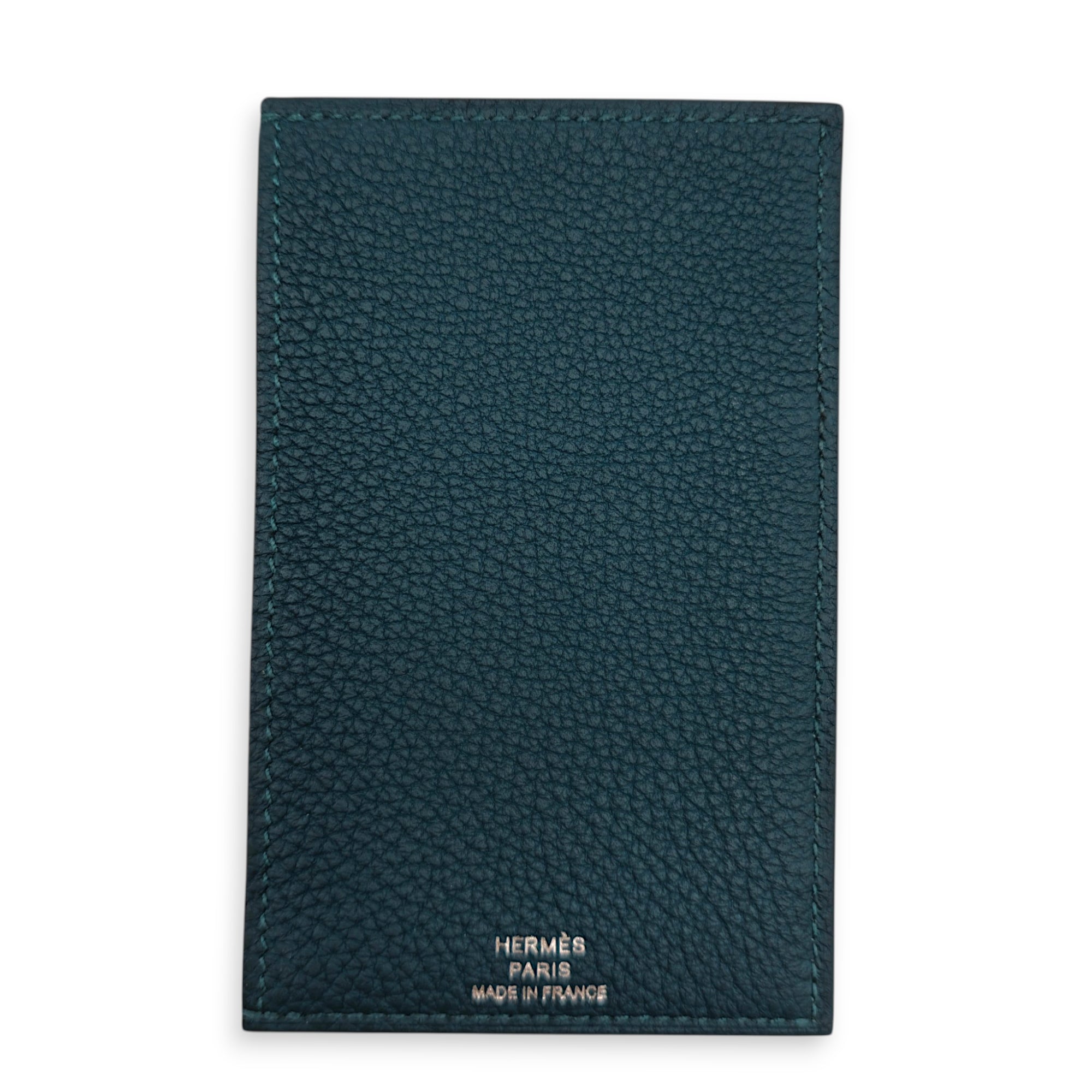 Rooroo 3CC Vert Bosphore/Amande/Kraft/Deep Blue Card Holder in Togo/Epsom/Swift/Mysore CL2605-21531 2