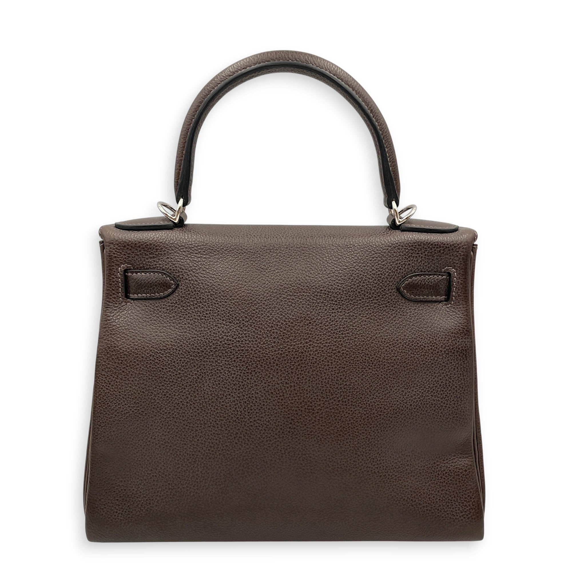 Kelly 28 Ebene in Barenia Faubourg Palladium hardware CL2605-21539 2