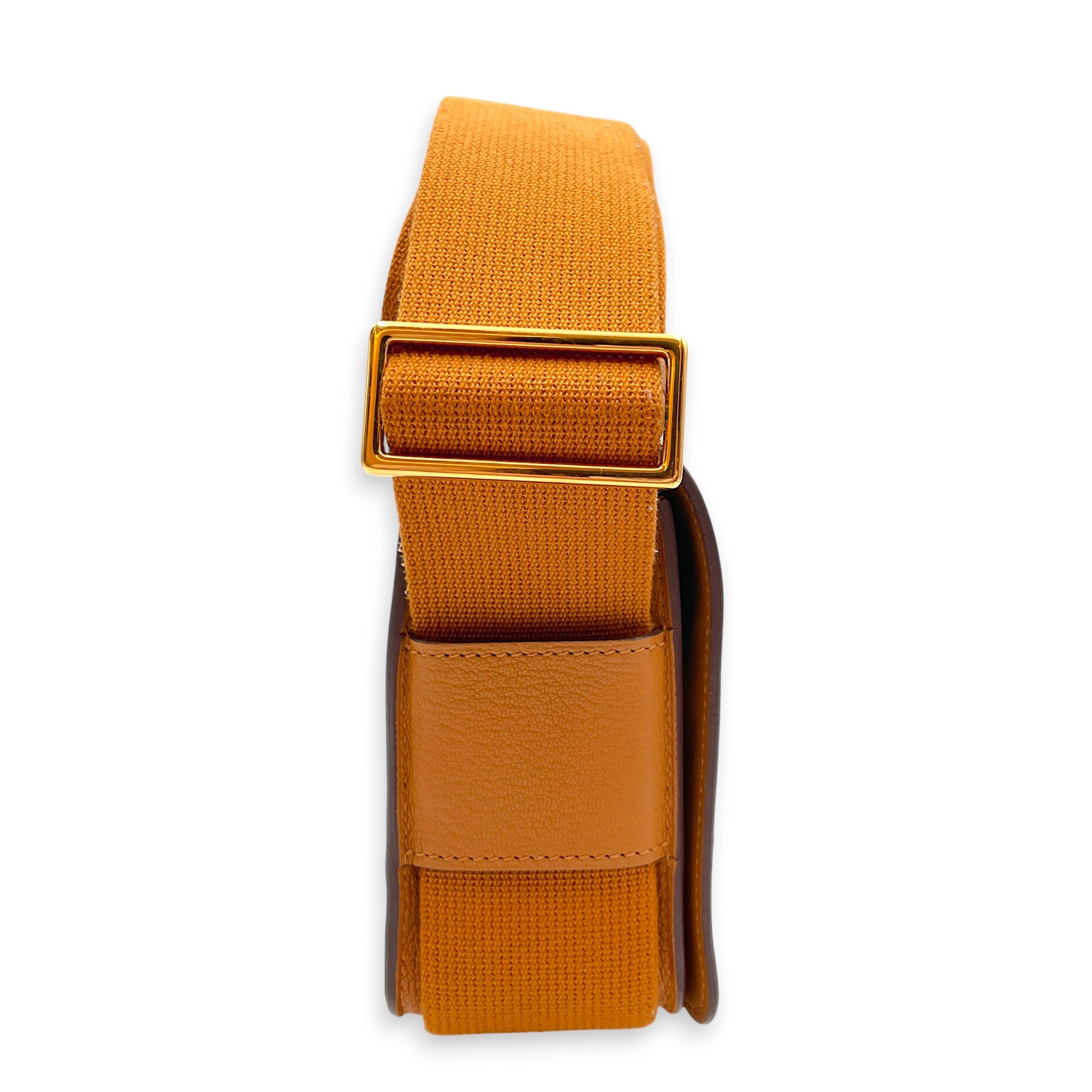 Geta Caramel in Chevre Mysore Gold hardware