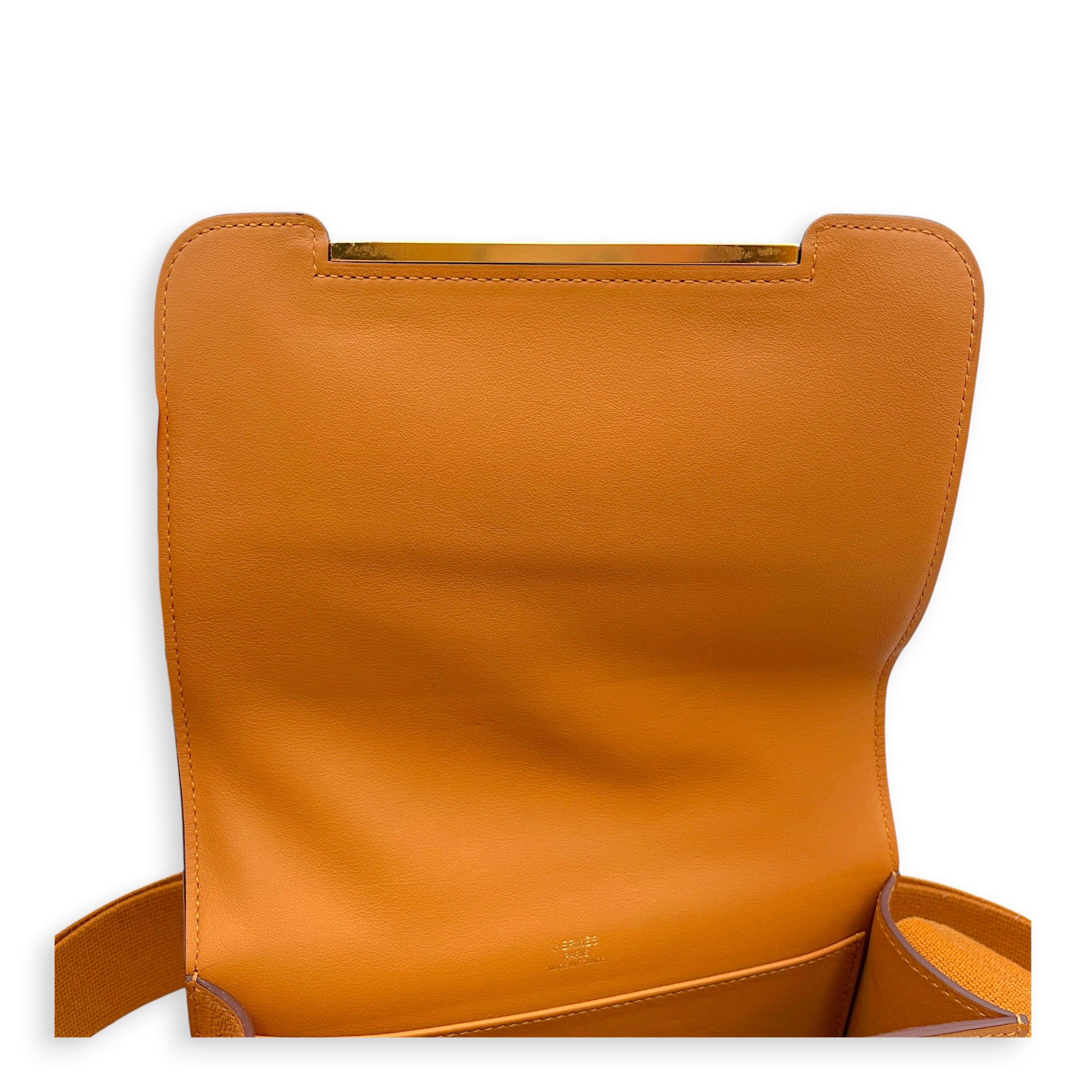 Geta Caramel in Chevre Mysore Gold hardware